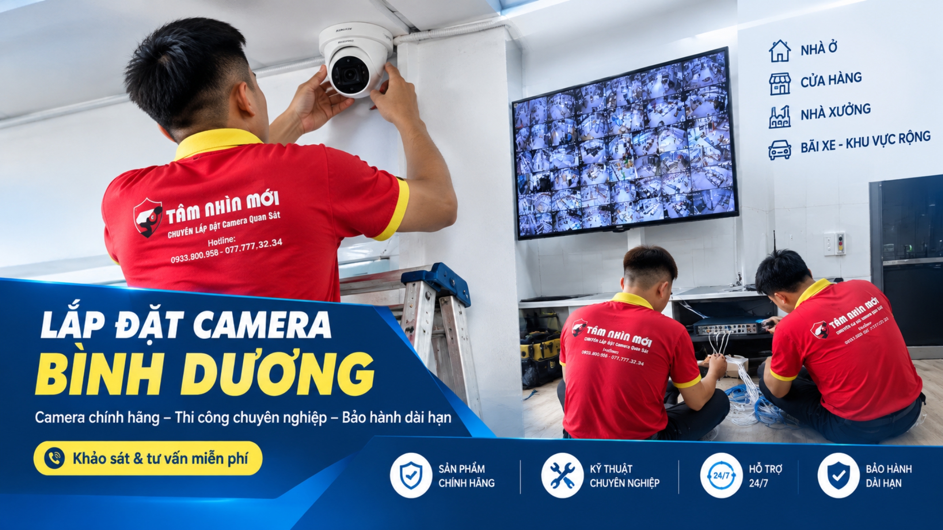 Lắp camera giám sát Bình Dương