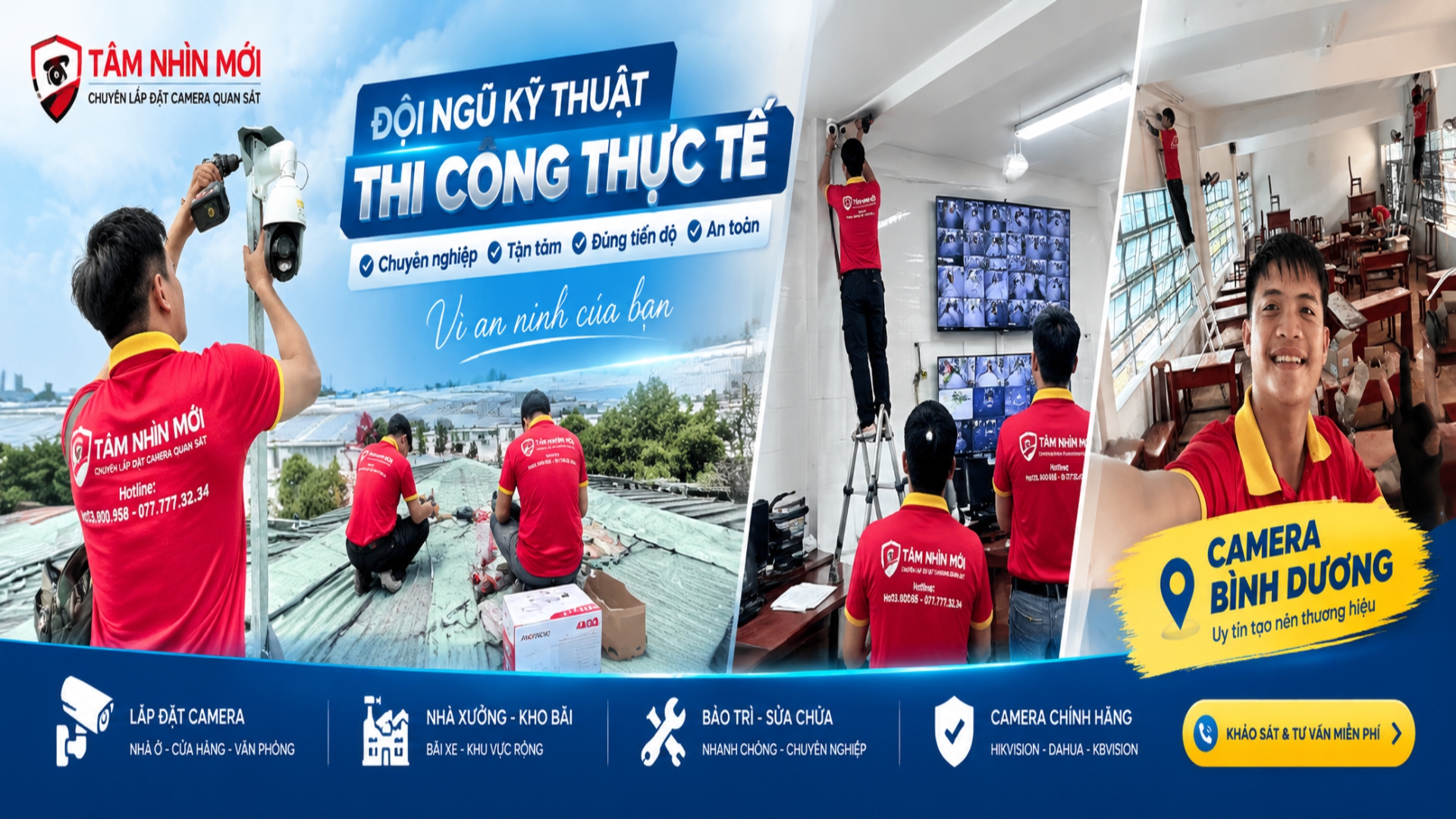 Lắp camera wifi Bình Dương