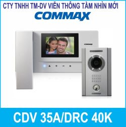 BỘ CHUÔNG CỬA MÀN HÌNH COMMAX CDV 35A/DRC 40K